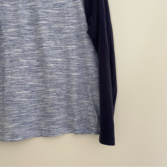 Blue Raglan Long Sleeve Tee - Picture 2 of 3